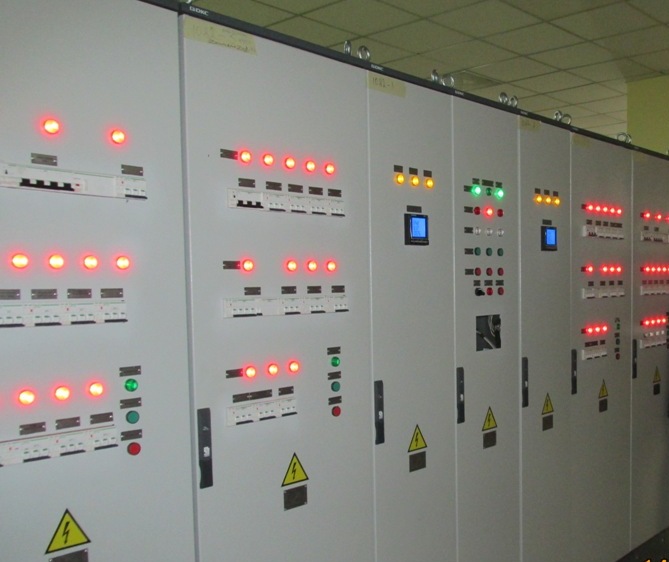 assebmling of electric substation auxliliaries board